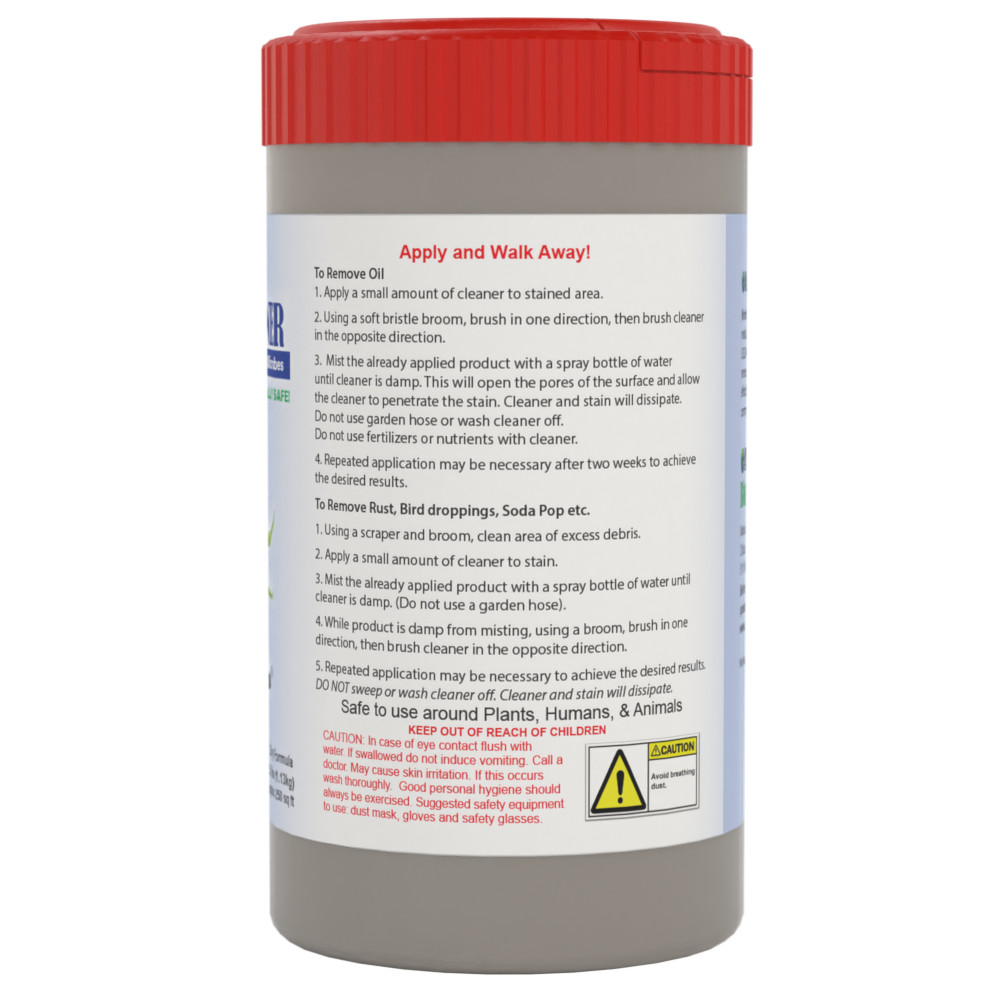 ACT Concrete Cleaner – Oil Stain Remover | Driveway, Cement, Garage Floor 2.5lb