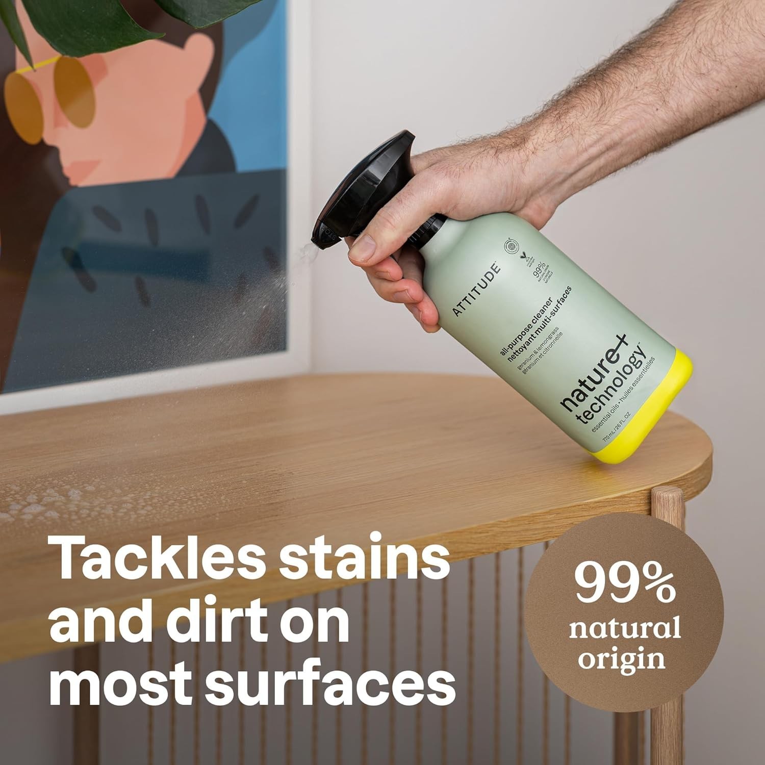 All-Purpose Cleaner Spray, Natural Origin Ingredients, EWG Verified, Removes …