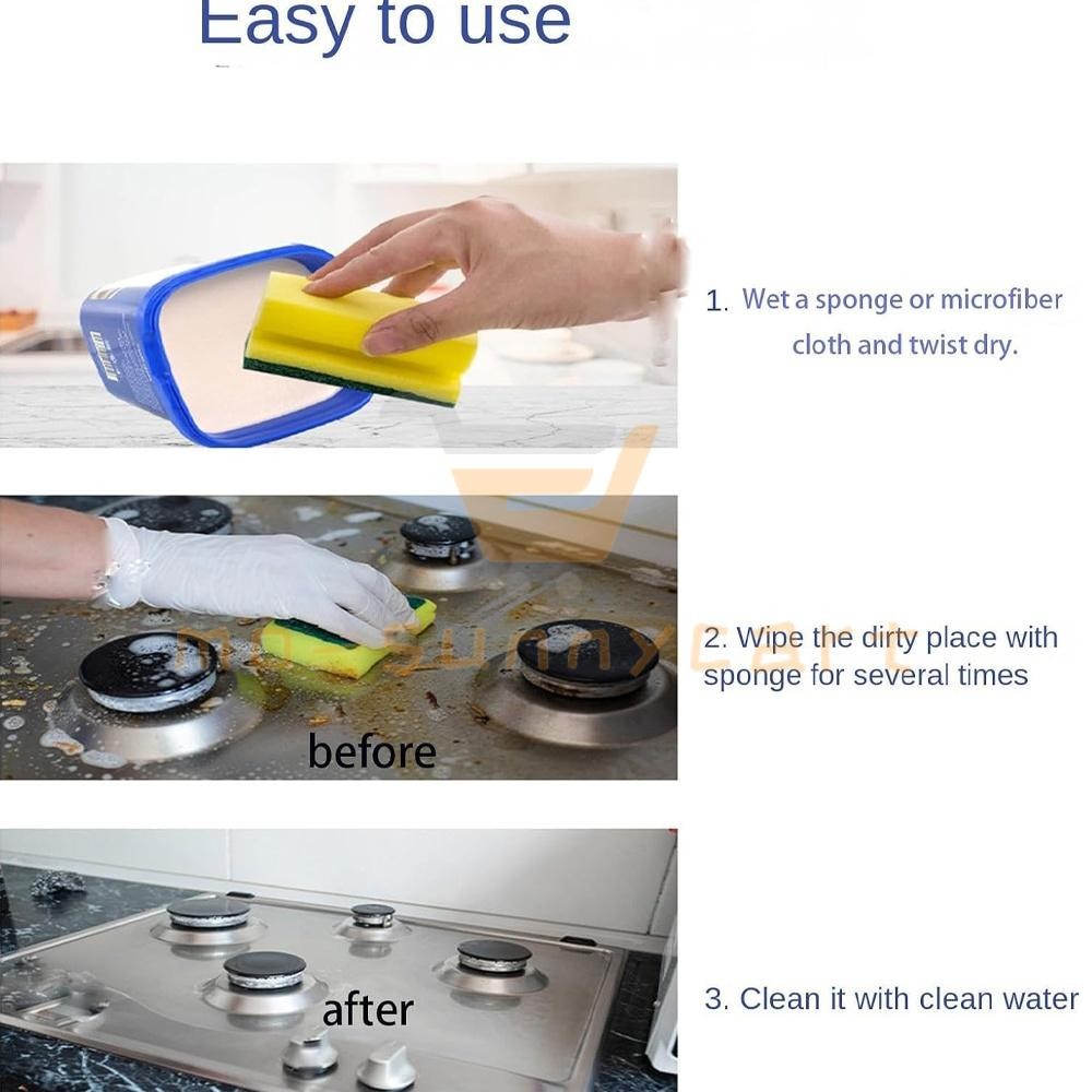 Household Kitchen Cleaner Tools Washing Pot Bottom Scale Cream Detergent New