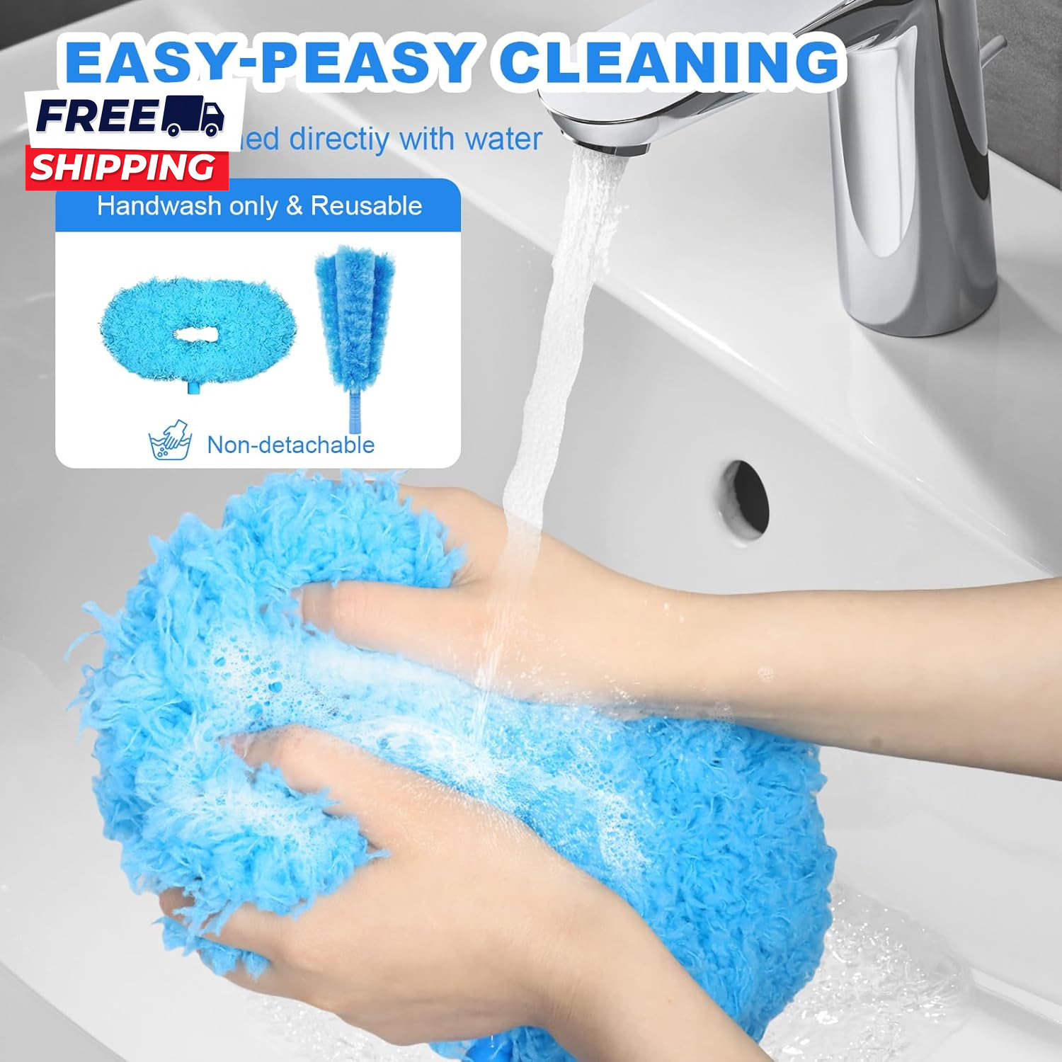 Ceiling Fan Cleaner Duster Adjustable Duster with Extension Pole Dusters