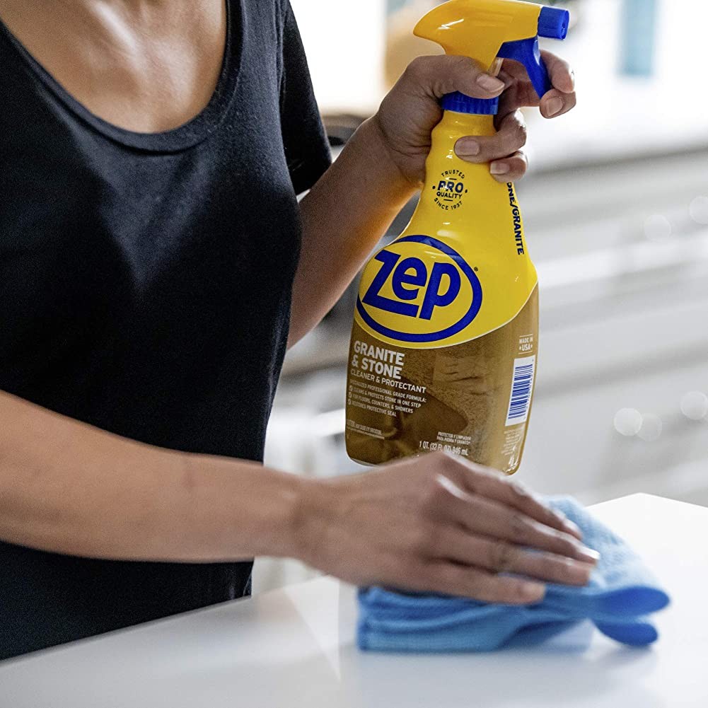 Zep Granite and Stone Cleaner and Protectant – 32 oz (Case of 4) ZUCSPP –