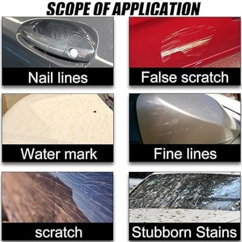 Cleaning Cloth and Scratch Repair Paste, Cleaning Cloth Scratch Remover for Deep
