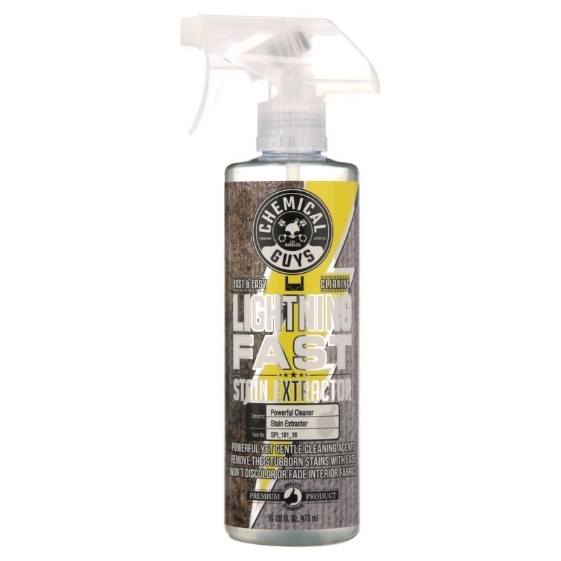 Lightning Fast Carpet Upholstery Stain Extractor Cleaner 16oz Super Powerful New