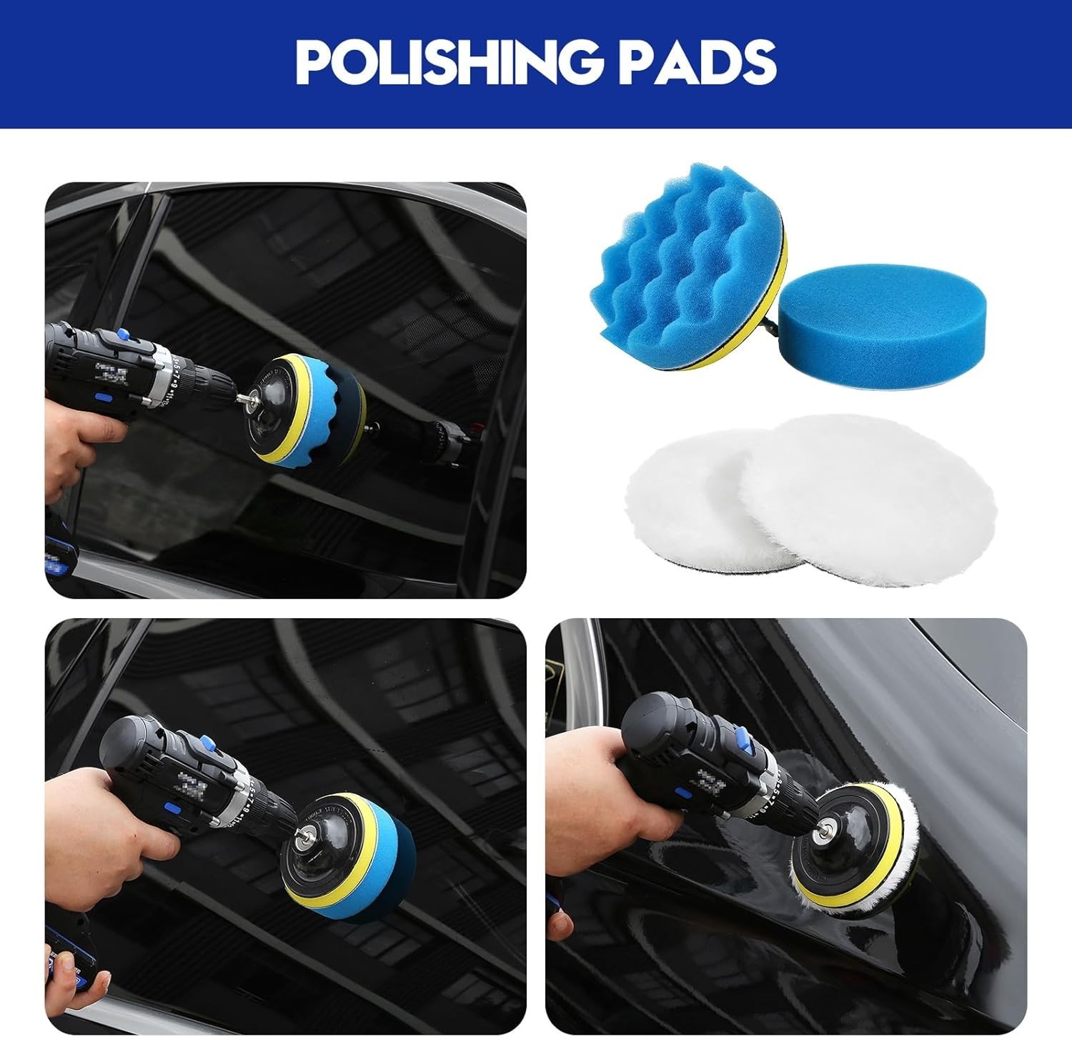 45Pcs Car Detailing Brush Set, Car Wash Cleaning Kit Interior Exterior