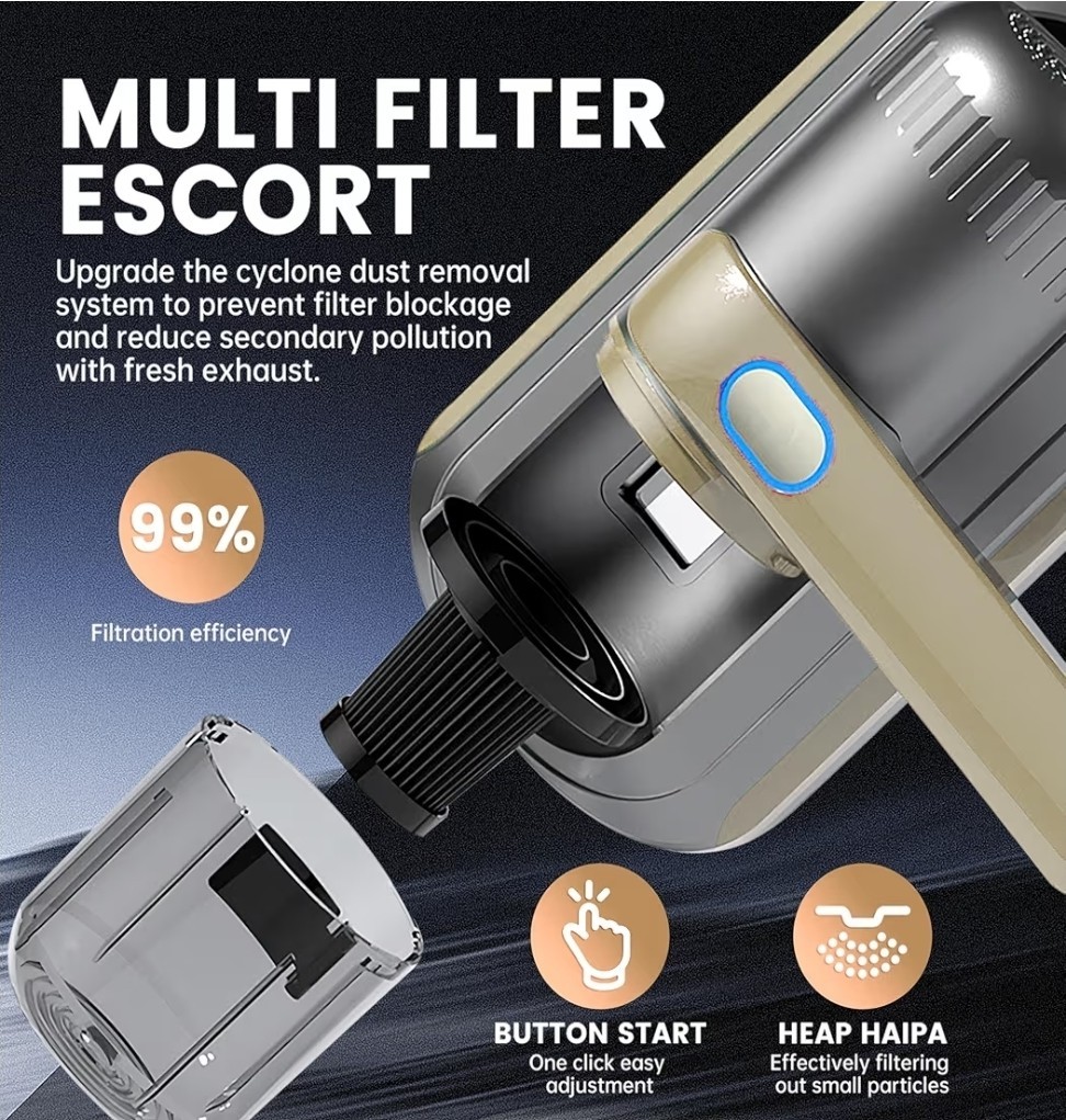 Pato Mattress Vacuum Cleaner-Gold