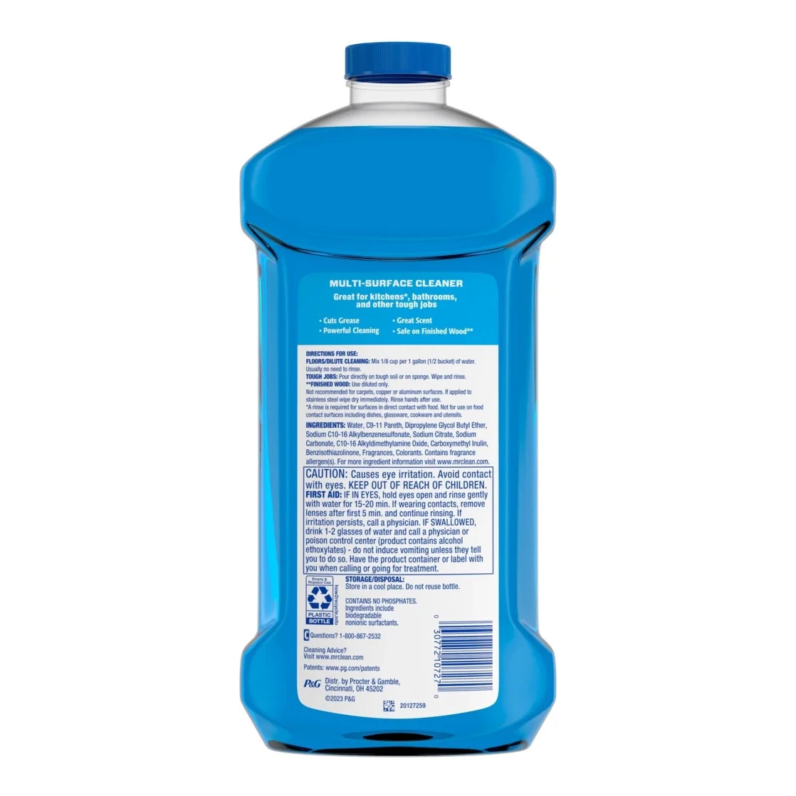 Mr. Clean 2X Concentrated Multi-Surface Cleaner 41 fl oz Unstopables Fresh Scent
