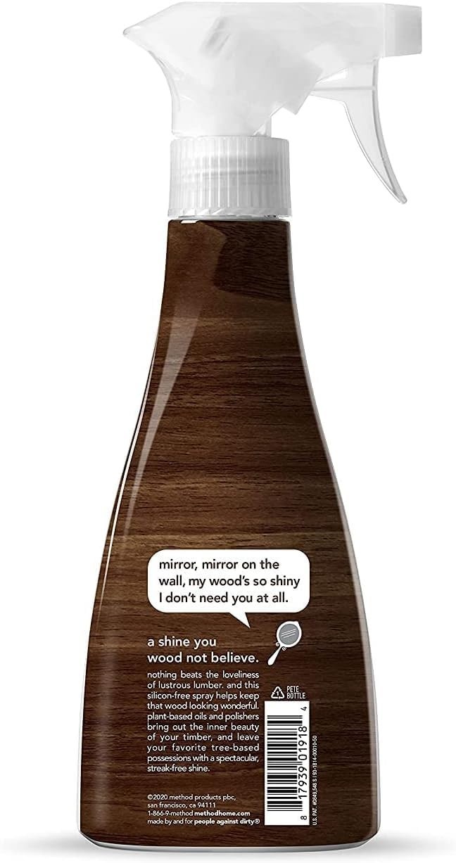 Stainless Steel Cleaner & Polish + Wood Polish Bundle – 14 oz Each, 2 Pack