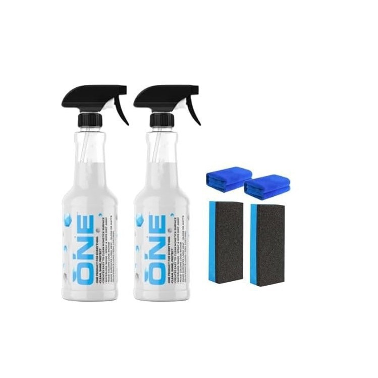1~3 PACK Car Spray with Triphene, Quick Spray & Wipe All Purpose Waterless 4 oz