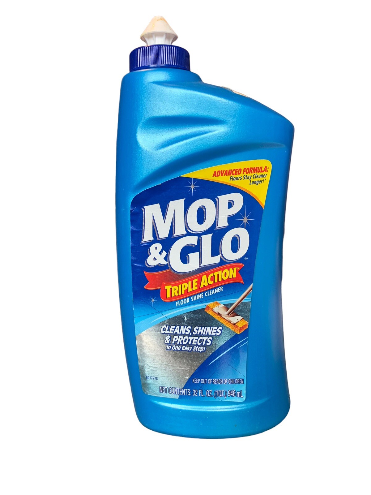 VTG 2004 Mop & Glo Triple Action Floor Shine Cleaner 32 oz Movie Prop 2/3 Full