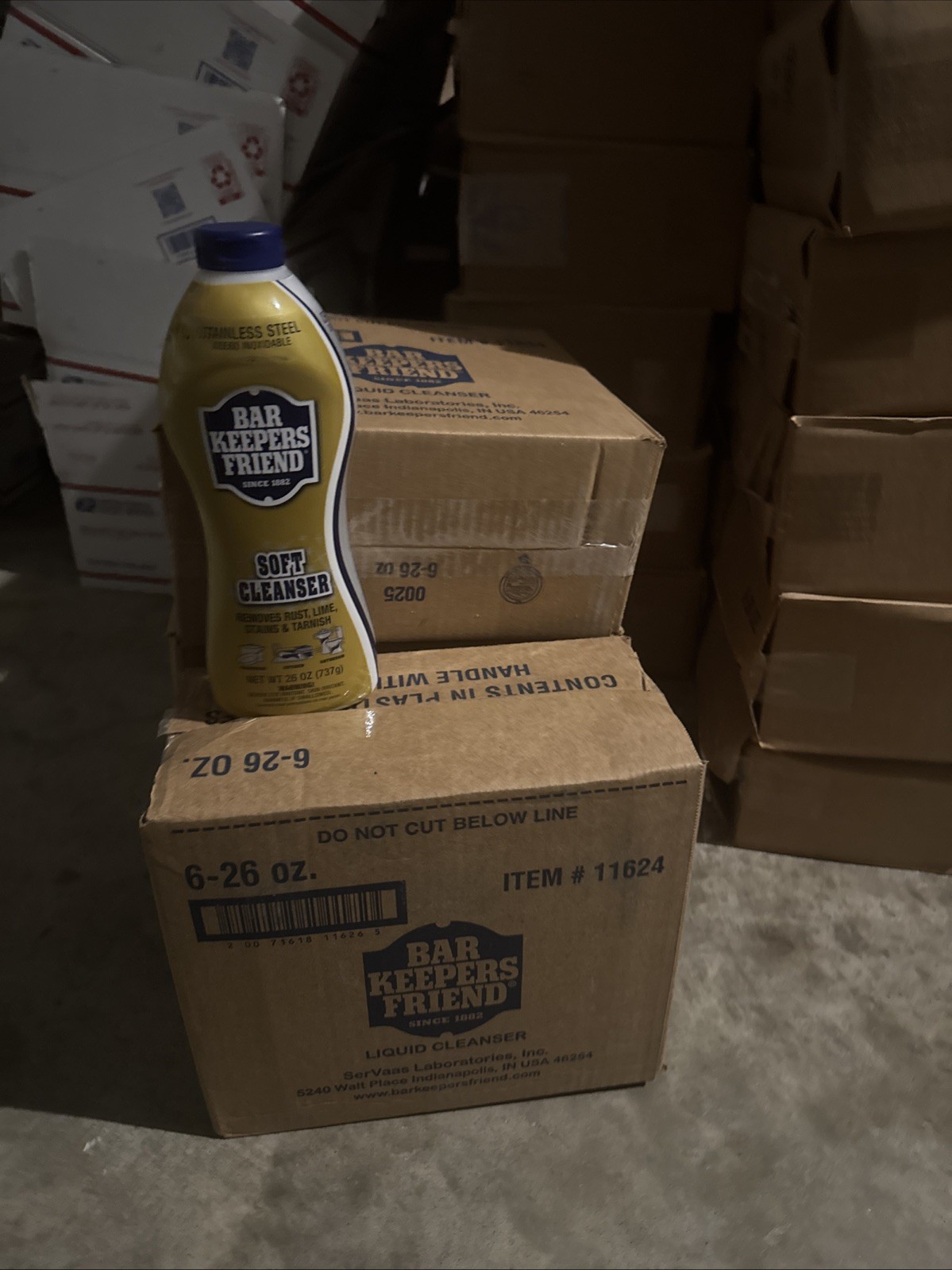 6 Pack Bar Keepers Friend 26 oz. Soft Cleanser All Purpose Cleaner Brand New