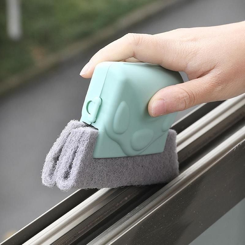 1pcs Window Groove Cleaning Brush Slot Cleaner Tool Kitchen Window Track Cleaner