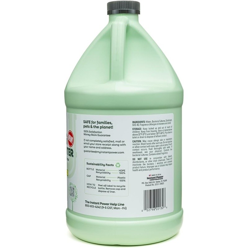 Eco Clog Preventer Natural Enzyme Drain Cleaner Safe Pipes Septic System New