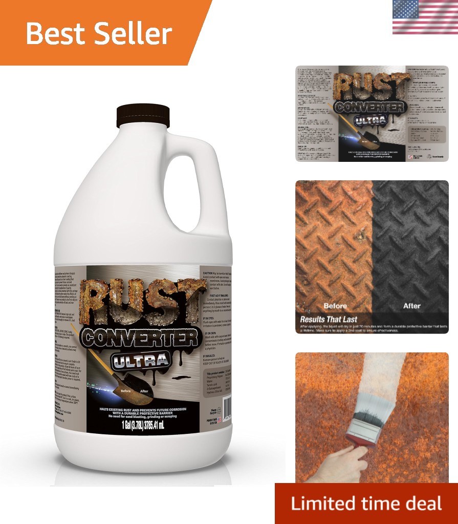 Rust Converter Ultra, Highly Effective Professional Grade Rust Repair Spray 1…