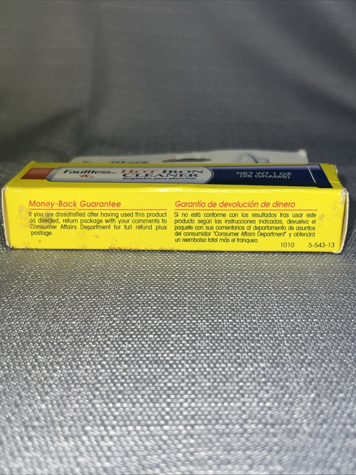 Faultless Starch Faultless Hot Iron Cleaner 1oz 28 Grams Vintage Box
