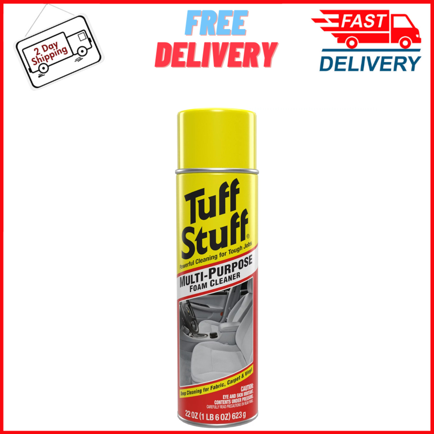Multi Purpose Foam Cleaner – 22 OZ Container, Free Shipping