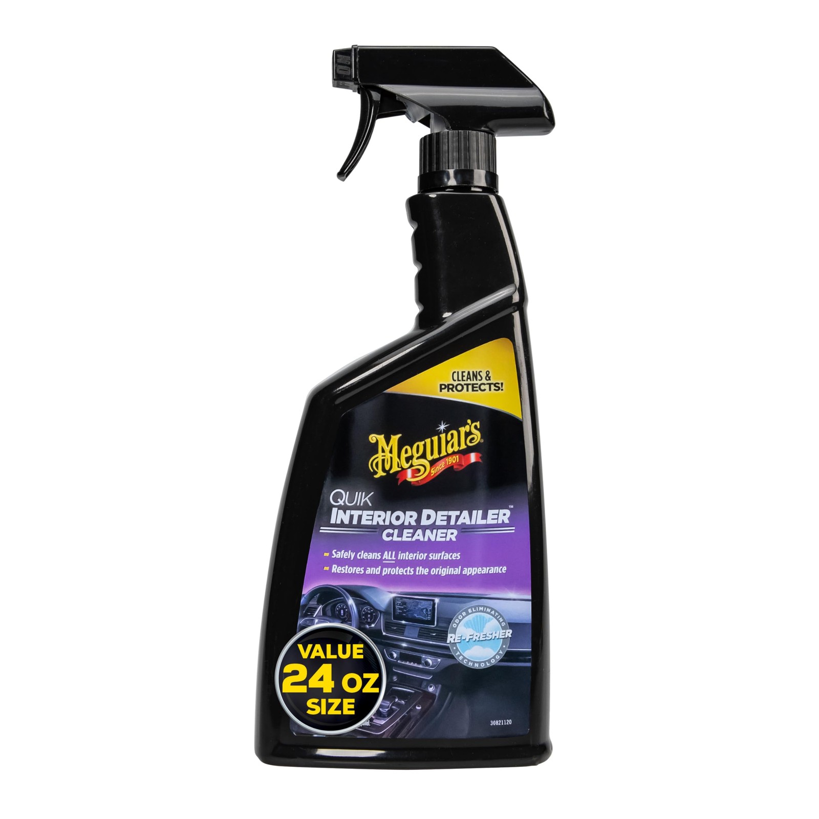 Meguiar’s Quik Interior Detailer Cleaner 24 Fl Oz Interior Car Cleaner Spray