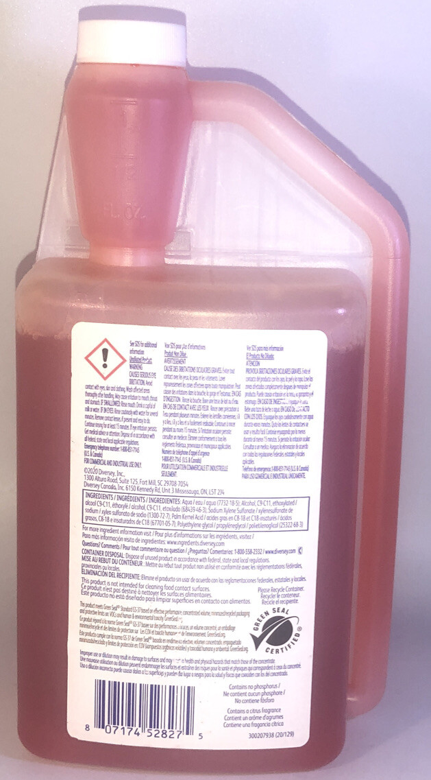 Diversey 903909 Neutral Floor Cleaner,1ea 32 Oz. Blt. Citrus-NEW-SHIPS N 24 HOUR