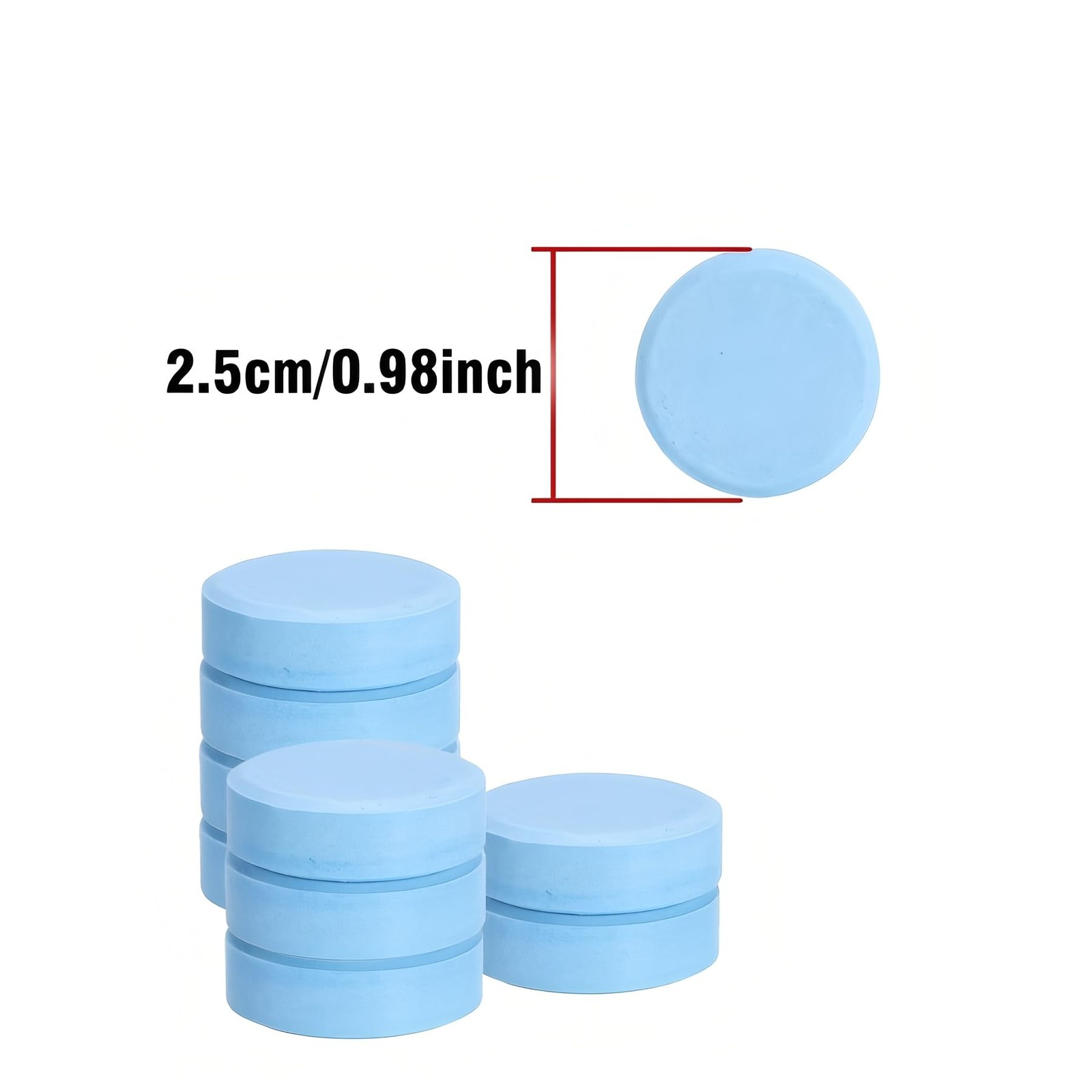 Automatic Toilet Bowl Cleaner Tablets White Toilet Tank Cleaners, Septic-Safe…