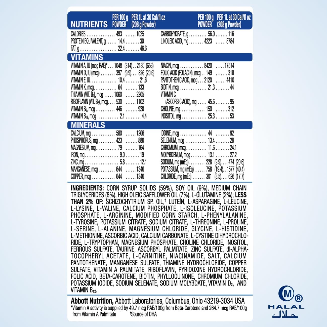 EleCare Jr Unflavored, DHA & Lutein Amino Acid-Based Nutrition Powder, Complet