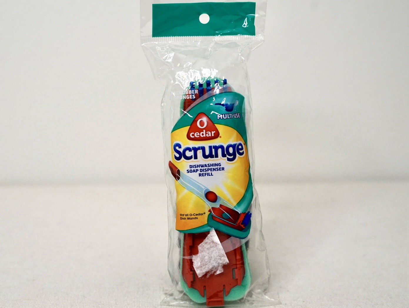2 Pack O-Cedar Scrunge Multi Use Dishwasher Soap Dispenser Wand Refill 2015 NOS