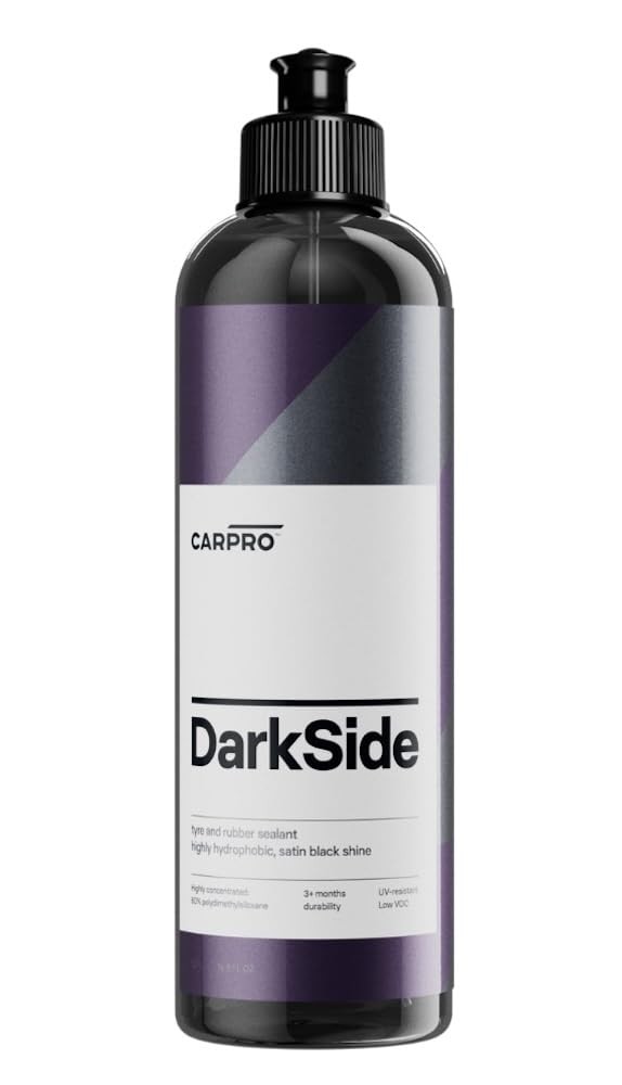 DarkSide – Tire & Rubber Sealant, Hydrophobic & Self-Cleaning, Satin Black Sh…
