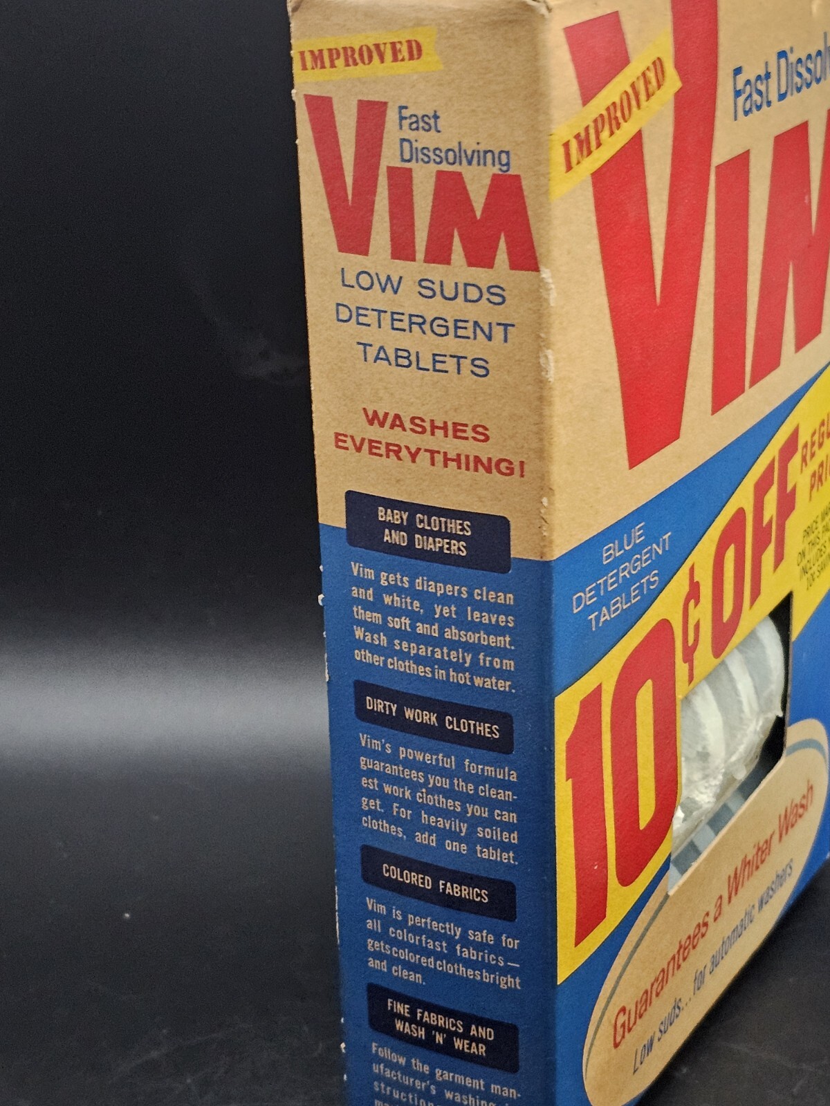 Fast Dissolving VIM Automatic Washer Tablets New in Original Box 2 Lbs 6 Oz