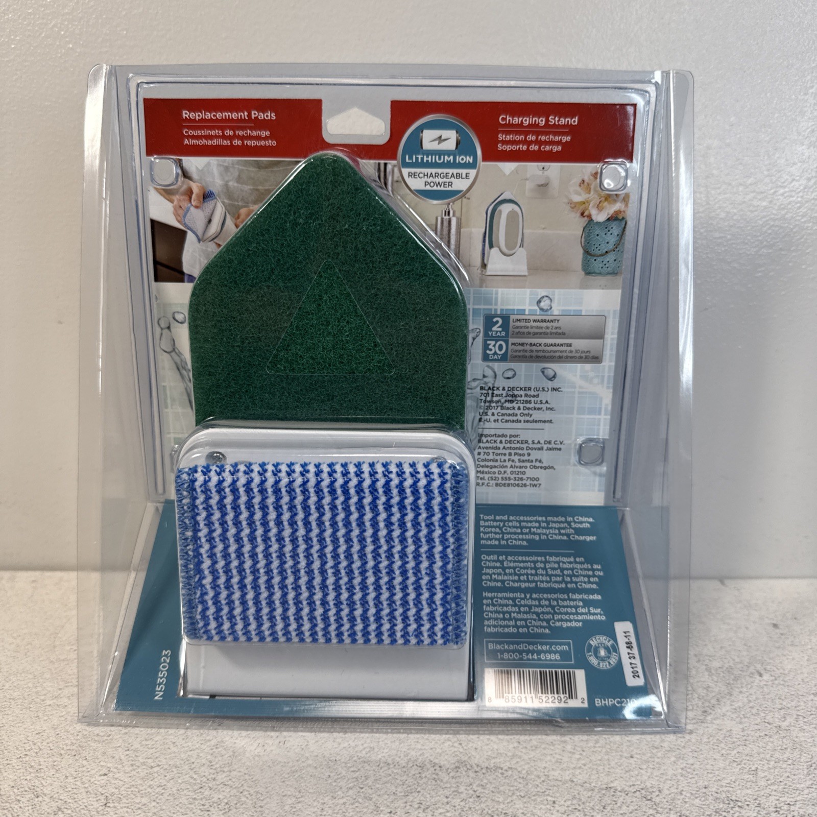 Black + Decker Scumbuster Pro Rechargeable Powered Scrubber BHPC210 New Sealed