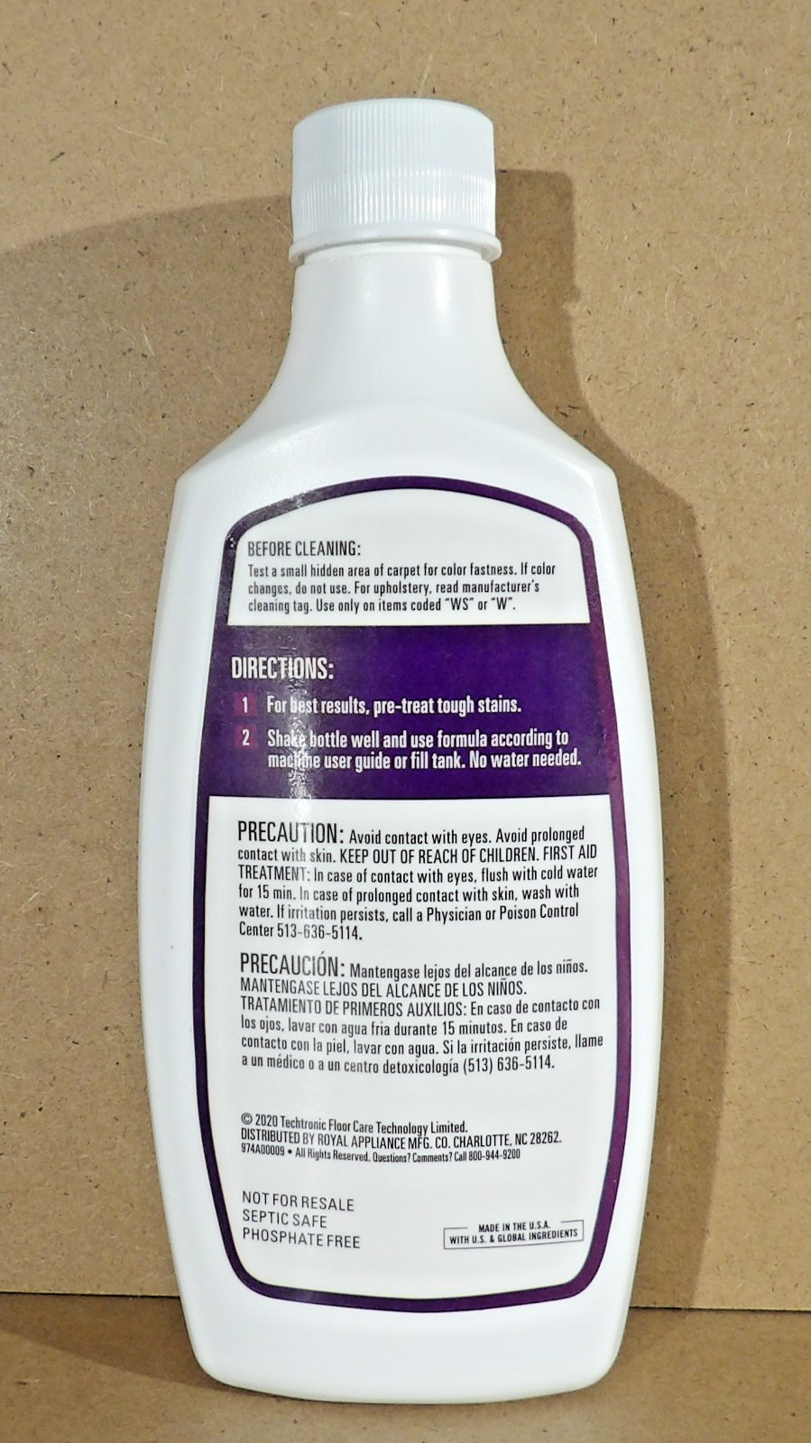 6 Hoover Paws & Claws Spot Cleaner Carpet Cleaning Formula 6 oz Each SEALED