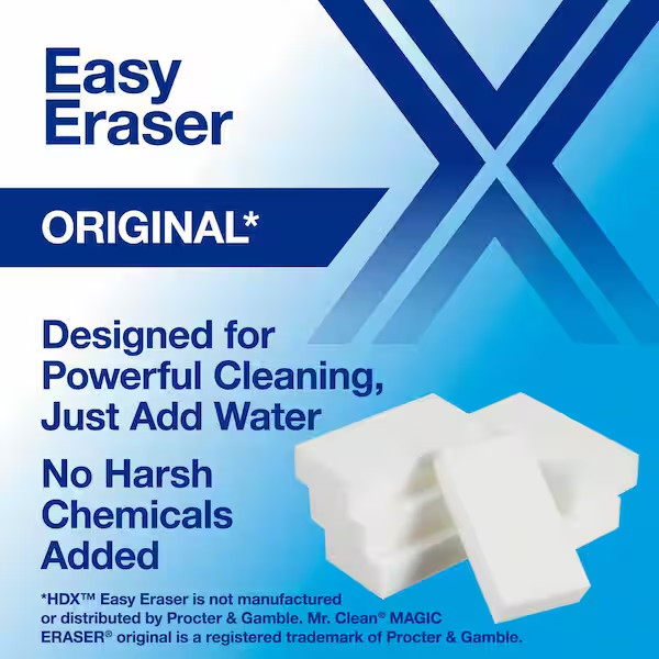 6 Pack Cleaning Eraser Sponges Multi Surface Wall Floor Kitchen Cleaner