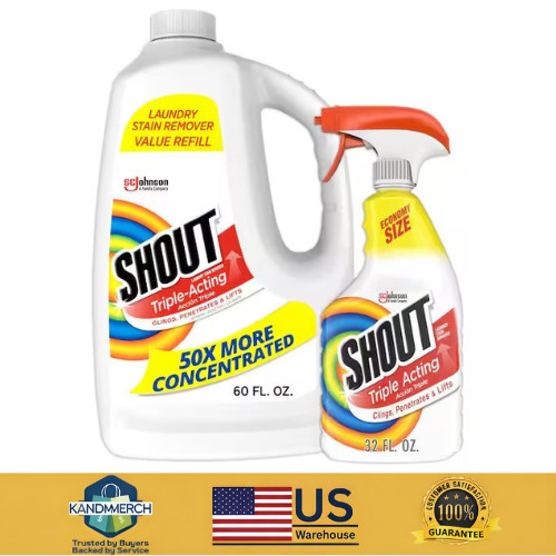 32 fl. oz. Trigger Fabric Stain Remover Spray and 60 fl. oz.