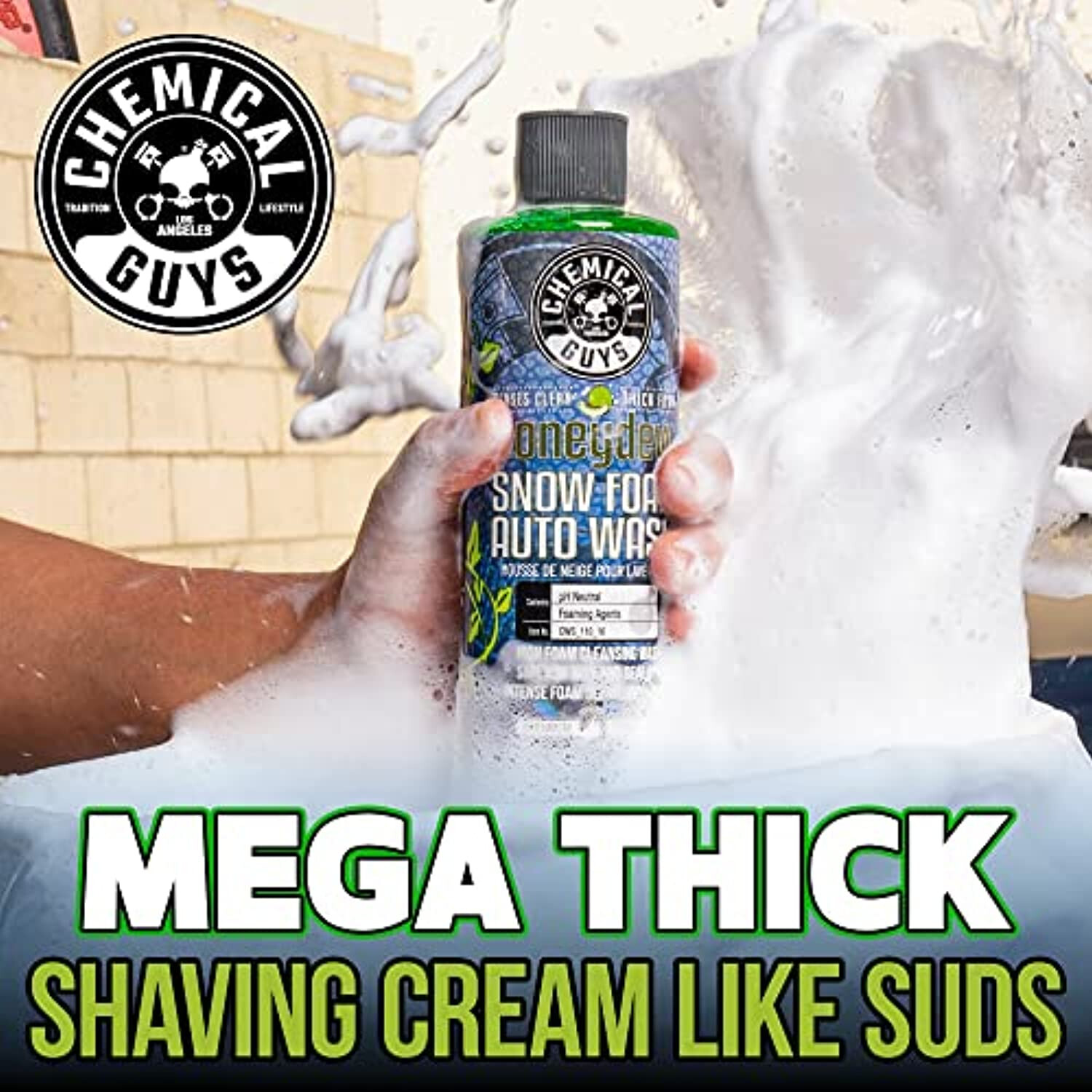 Car Wash Snow Foam Shampoo Pressure Washer Jet Gun Soap Cleanser Cannon 16 Oz