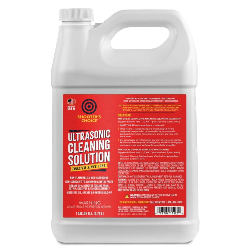 Ultrasonic Cleaning Solution (Select Size), 128 Fl Oz (Pack of 1)