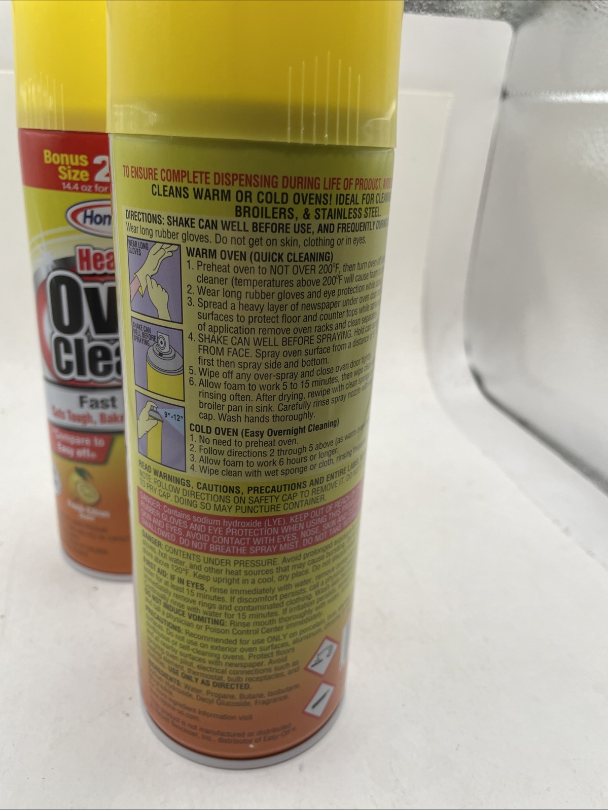 Homebright Heavy Duty Oven Cleaner 14oz (2 Pack)
