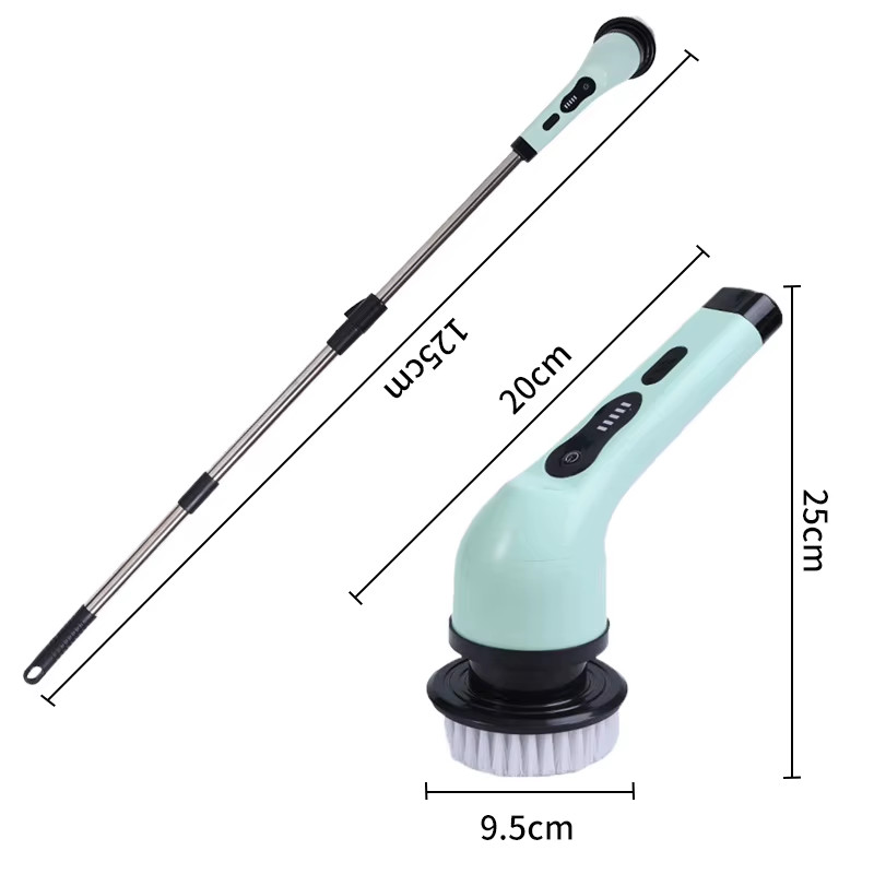 9-In-1 Electric Cleaning Brush USB Electric Spin Cleaning Scrubberadjustable Ele