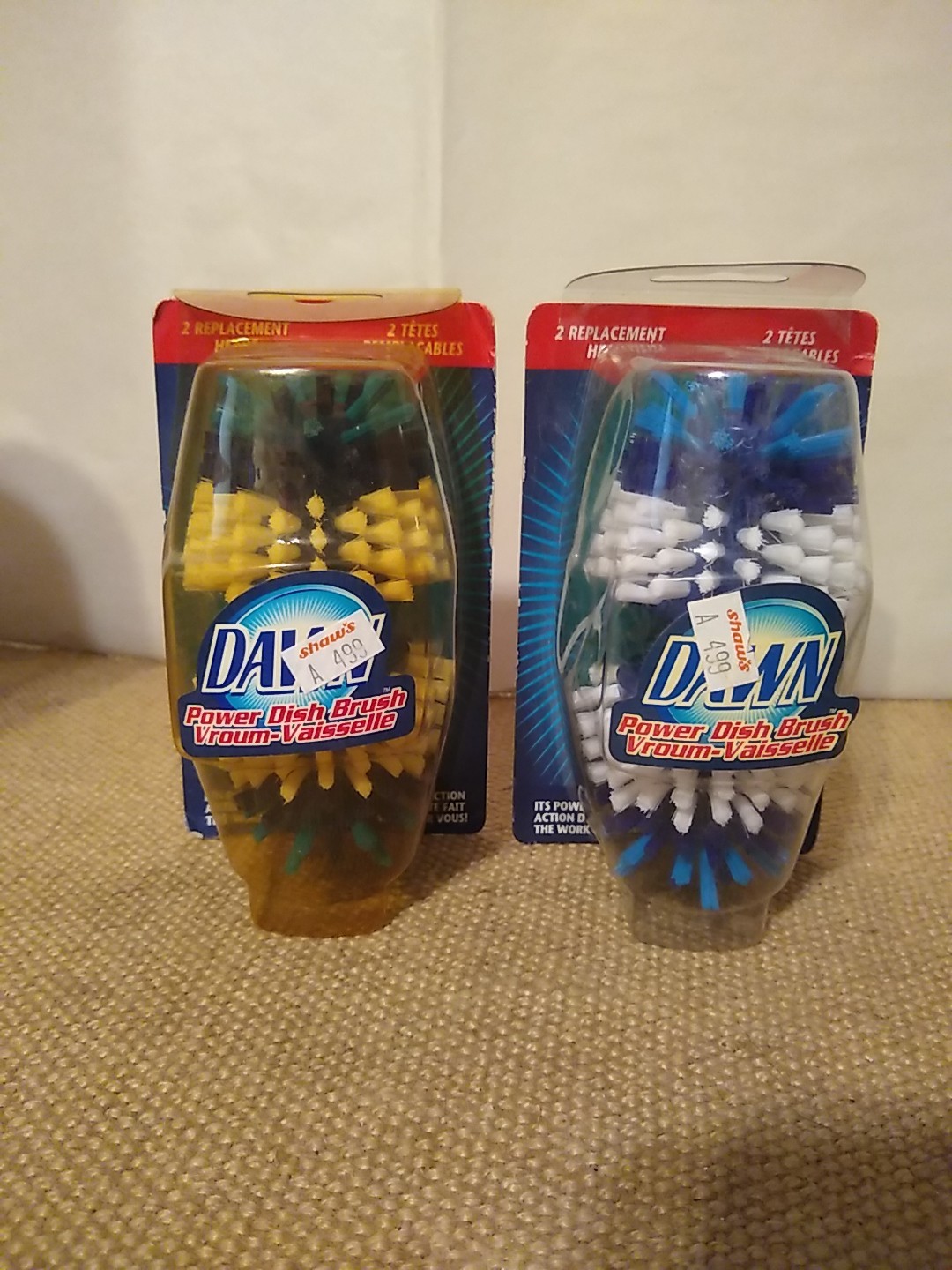 New – 3 Dawn Power Dish Brush Heads Replacement Refills 2 Packs = 6 total