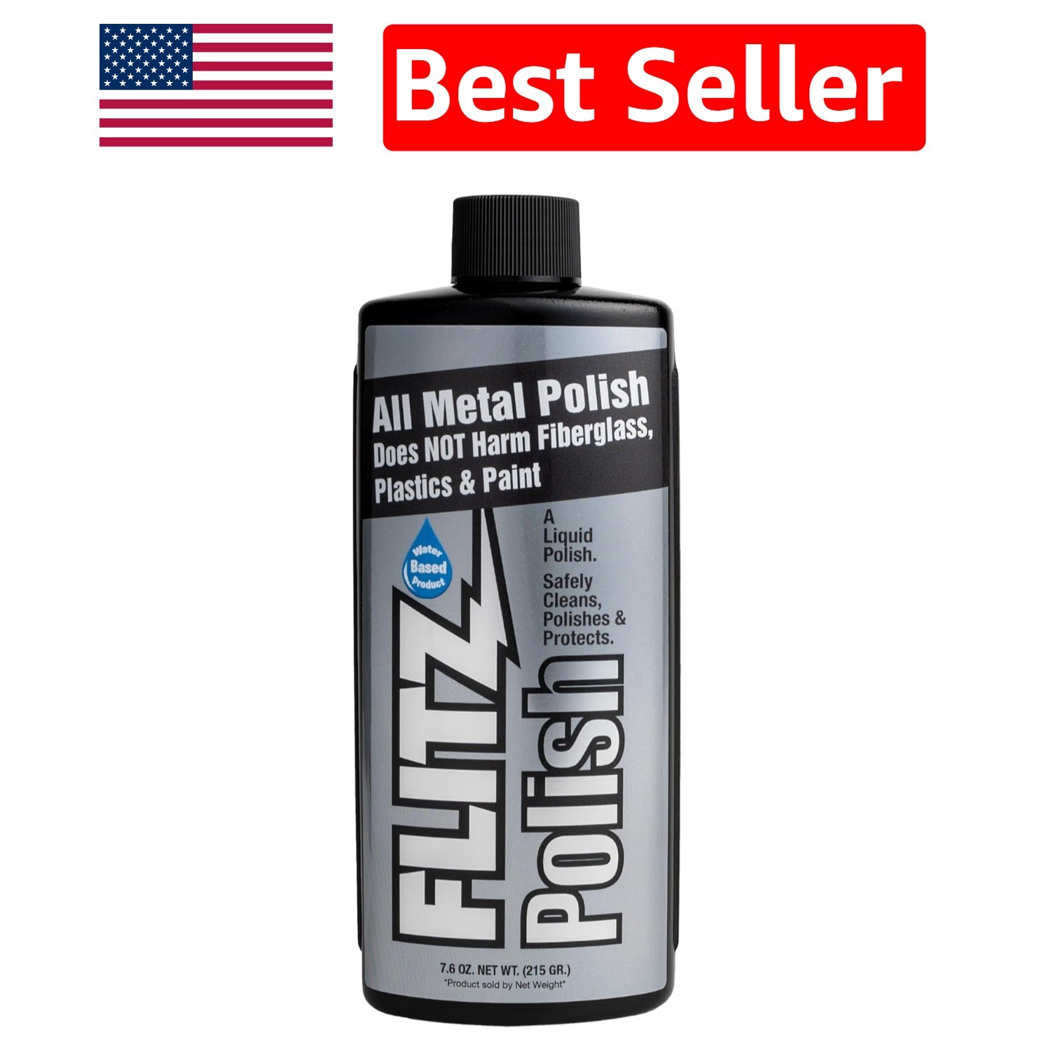 7.6oz Multi-Purpose Non-Abrasive Metal Polish – Protect and Restore Effortlessly