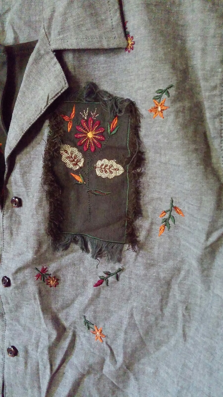 BOBBIE BROOKS LADIES LAYERED-LOOK SHIRT TACOMA OLIVE SIZE MEDIUM 100% COTTON NWT