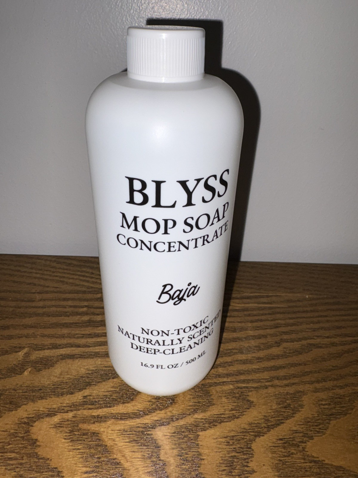 Blyss Mop Soap Baja 16.9 FL OZ. Concentrate Non-Toxic, Deep Cleaning