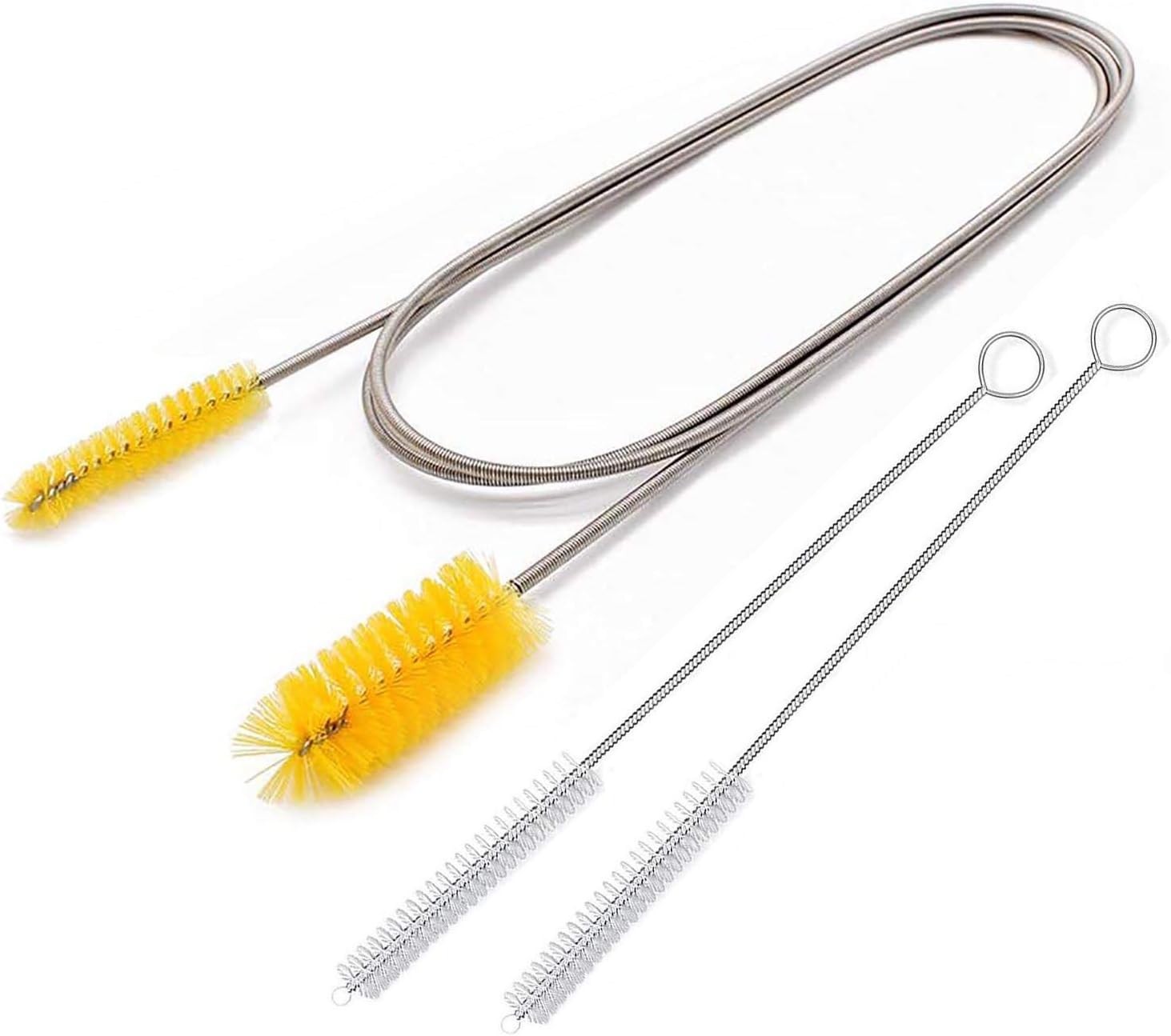 Flexible Drain Brush Set, Double Ended Long Hose Pipe Cleaner Pcs St