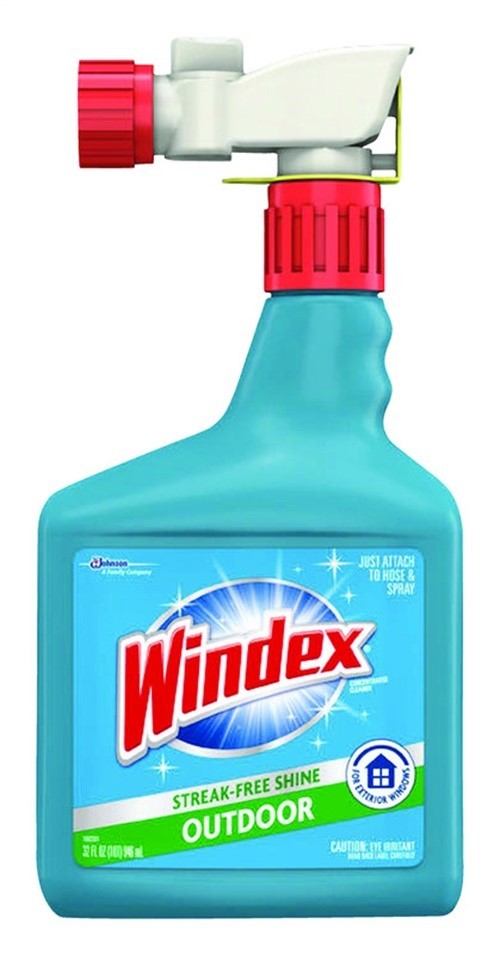 Windex 10122 Blue Outdoor Glass Cleaner 3 oz. with Sprayer (Pack of 8)