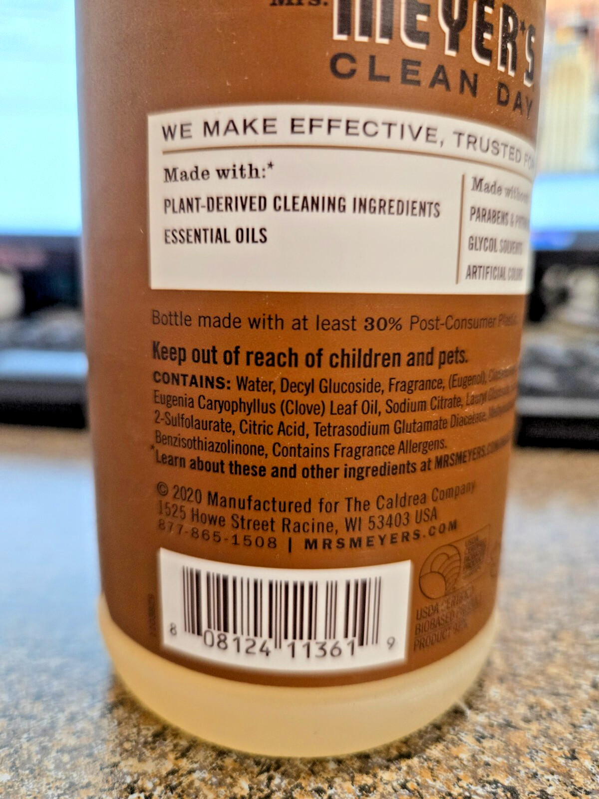 Mrs. Meyer’s – Clean Day Multi-Surface Everyday Cleaner Acorn Spice – 16 oz.331