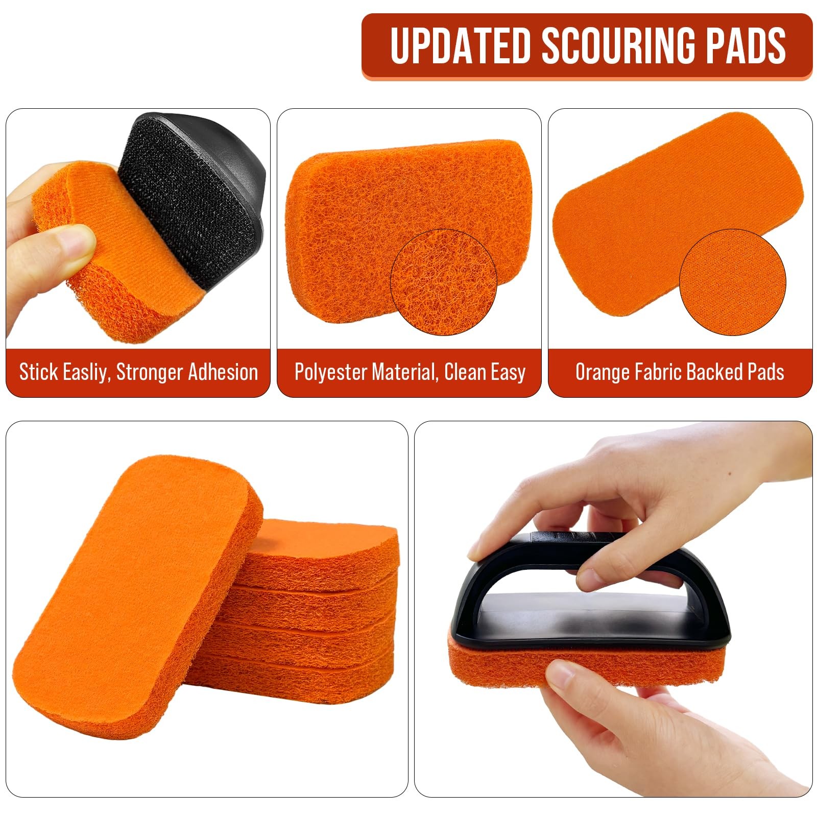 6Piece Griddle Cleaning Kit for Blackstone, Flat Top Grill Cleaning Kit NonSc…