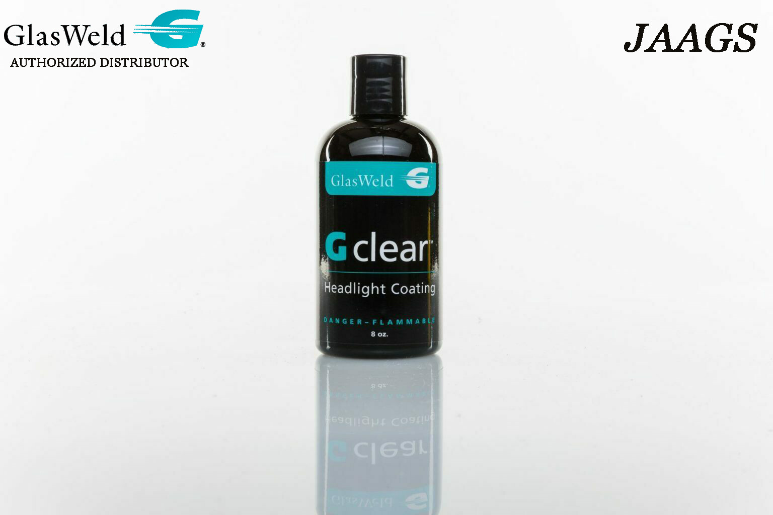 GlasWeld Gclear Coating & Pad with 8 oz. Bottle Gclear UV Hard Coat.