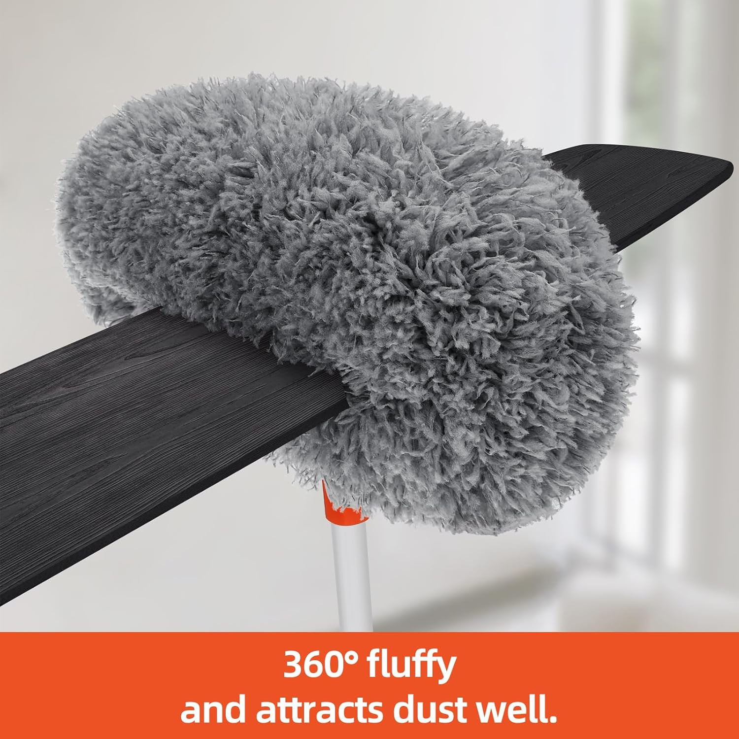 Baseboard Cleaner Tool with Handle, Extendable Long Handle Baseboard Cleaning Du