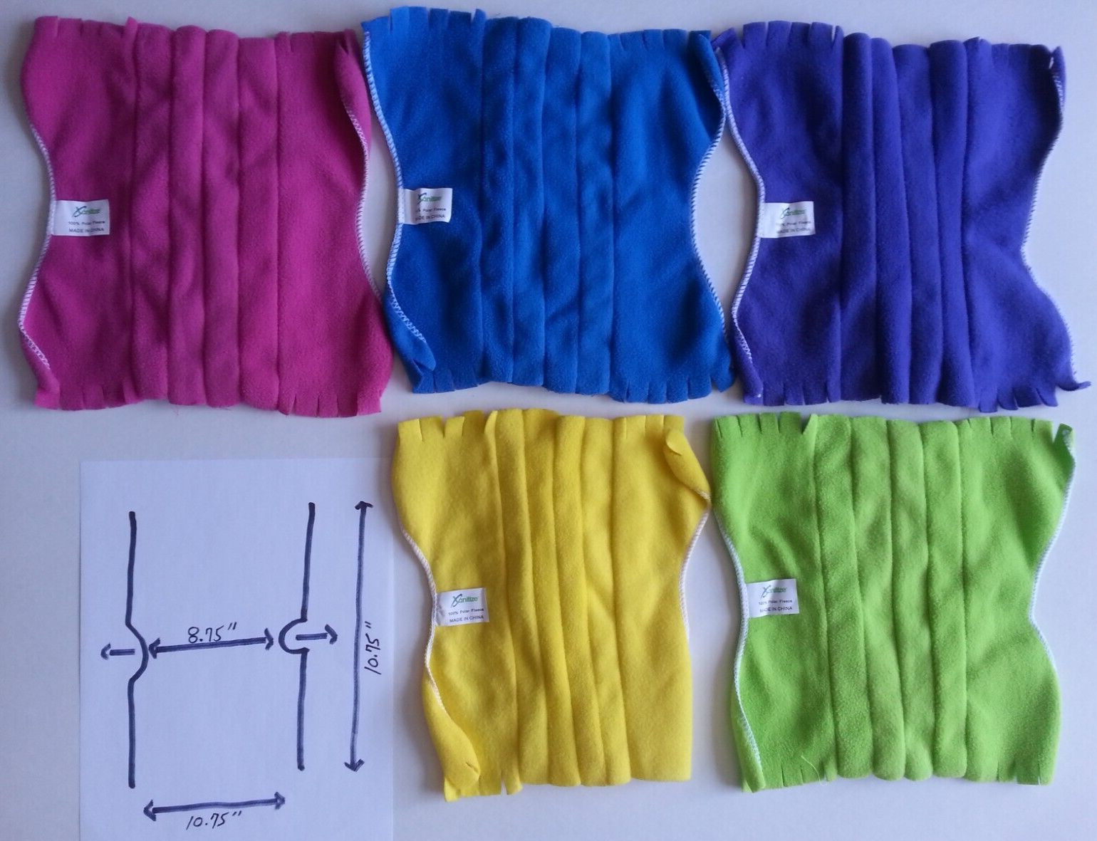 5 Pieces Xanitize 10.75×10.75×8.75 Swiffer Dry Dusting Mop Pad Replacements New