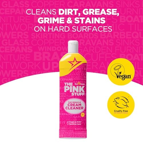 Versatile Miracle Cream Cleaner 16.9 Fl Oz Pack of 2 Tough yet Gentle Stain R…