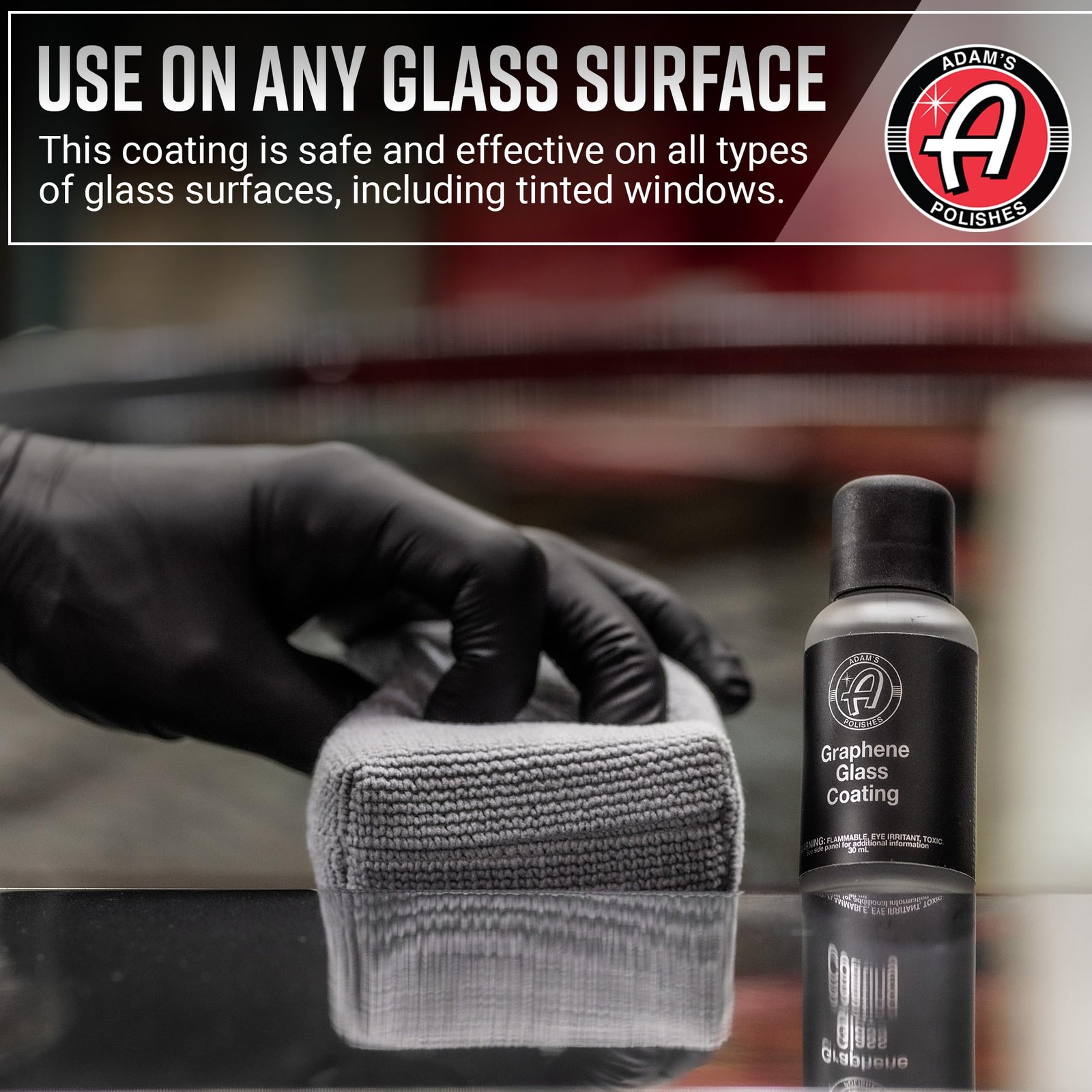 Graphene Glass Coating (30ml) – Advanced Rain Windshield Water Repellent for …