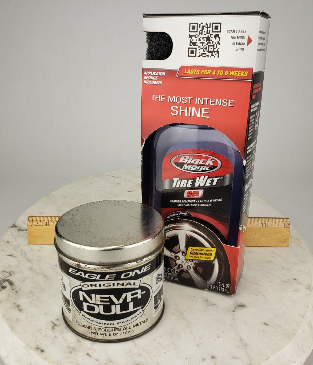 Black Magic Tire Wet Gel 16 Oz Advanced Silicone High Gloss Shine & Never-Dull