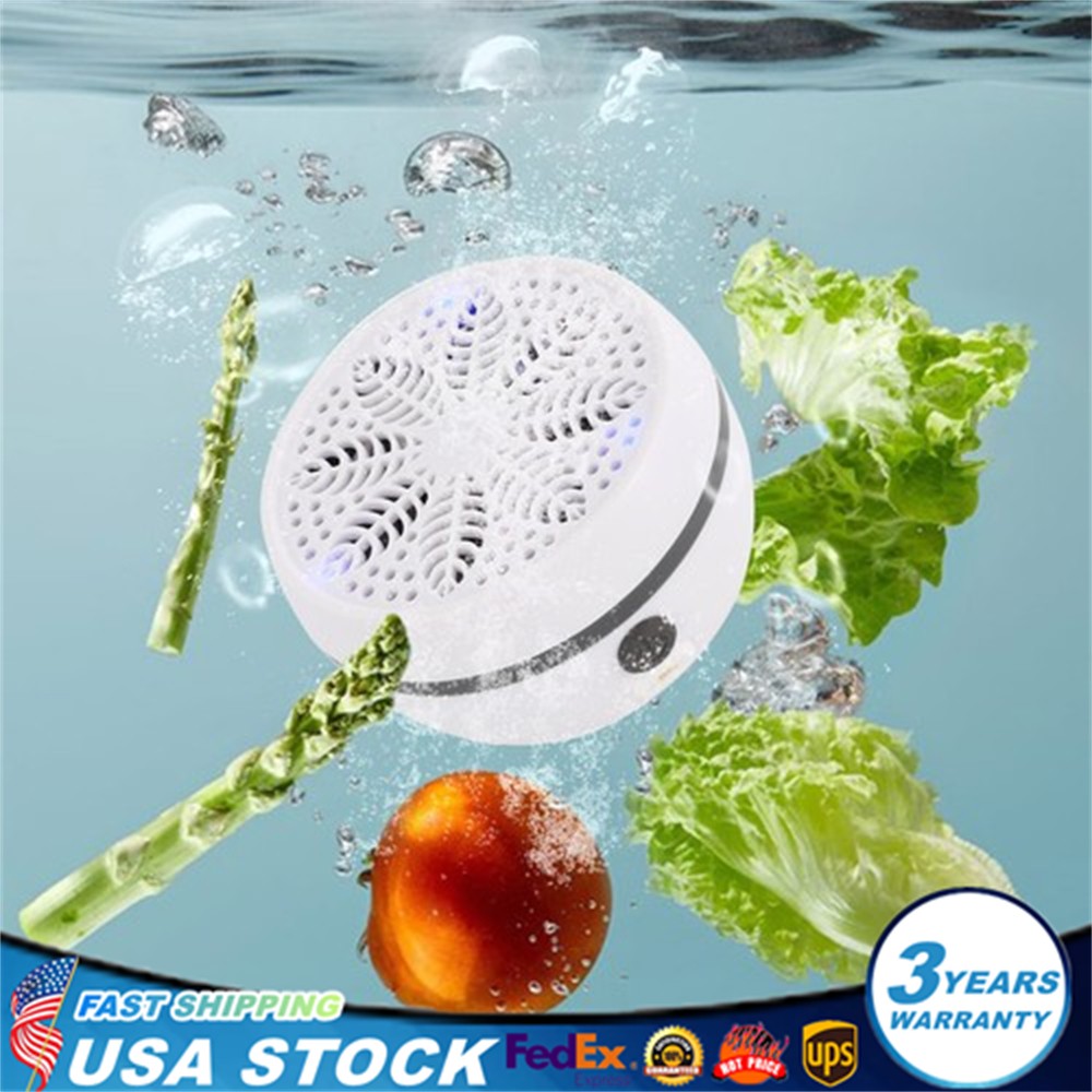 Portable Fruit & Vegetable Cleaner 8L Mini Fruit Washing Machine 14W 3 Gears 15V