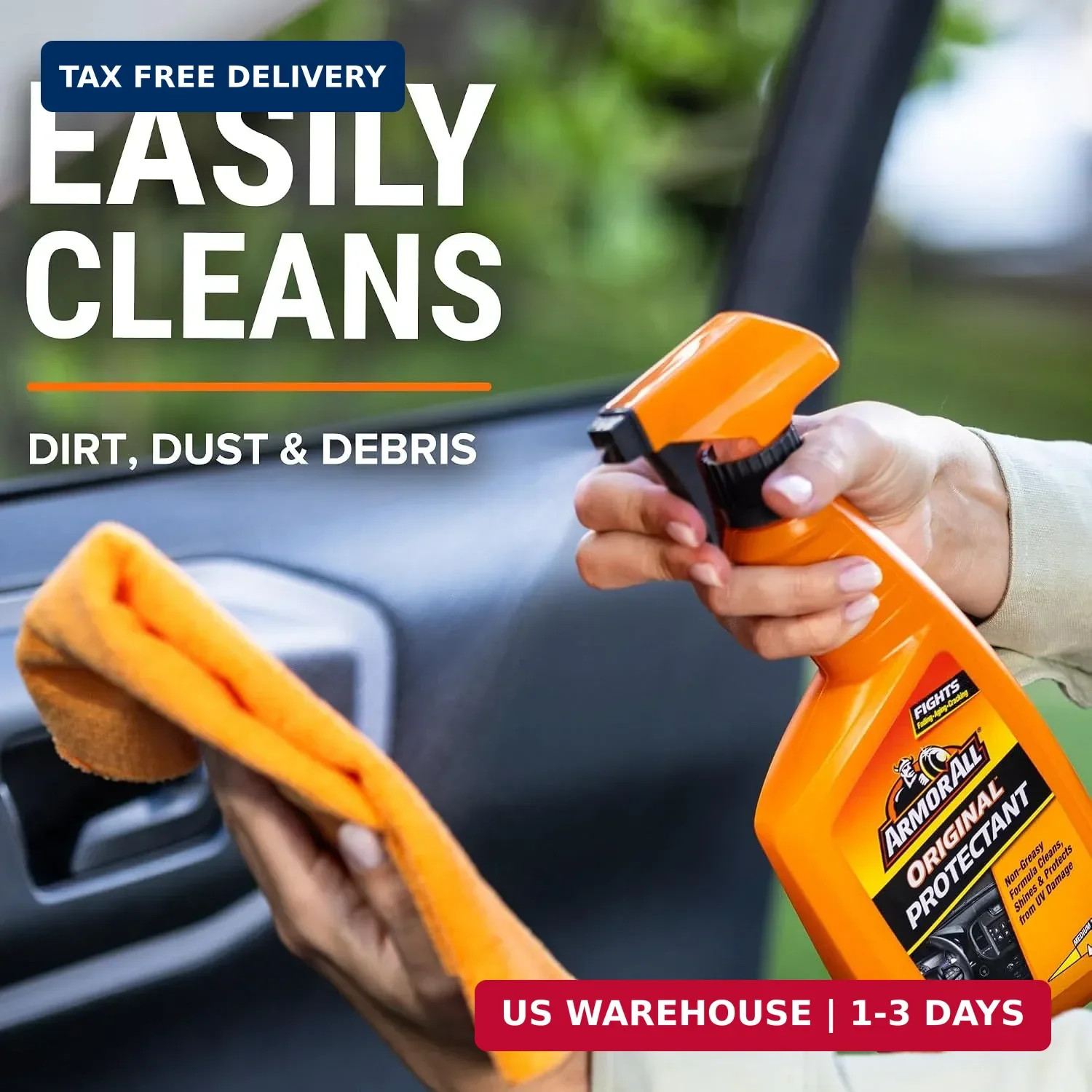 Armor All Streak-Free Original Protectant Spray, Car Interior Cleaner, 28oz | Ca